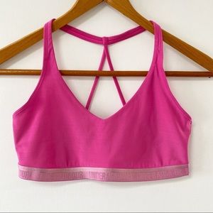 UNDER ARMOUR SPORTS BRA WOMENS SIZE XS FUSCHIA XS